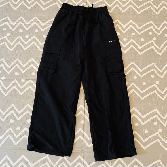 Nike wide leg loose fit baggy waterproof running gym pants - Picture 9 of 11